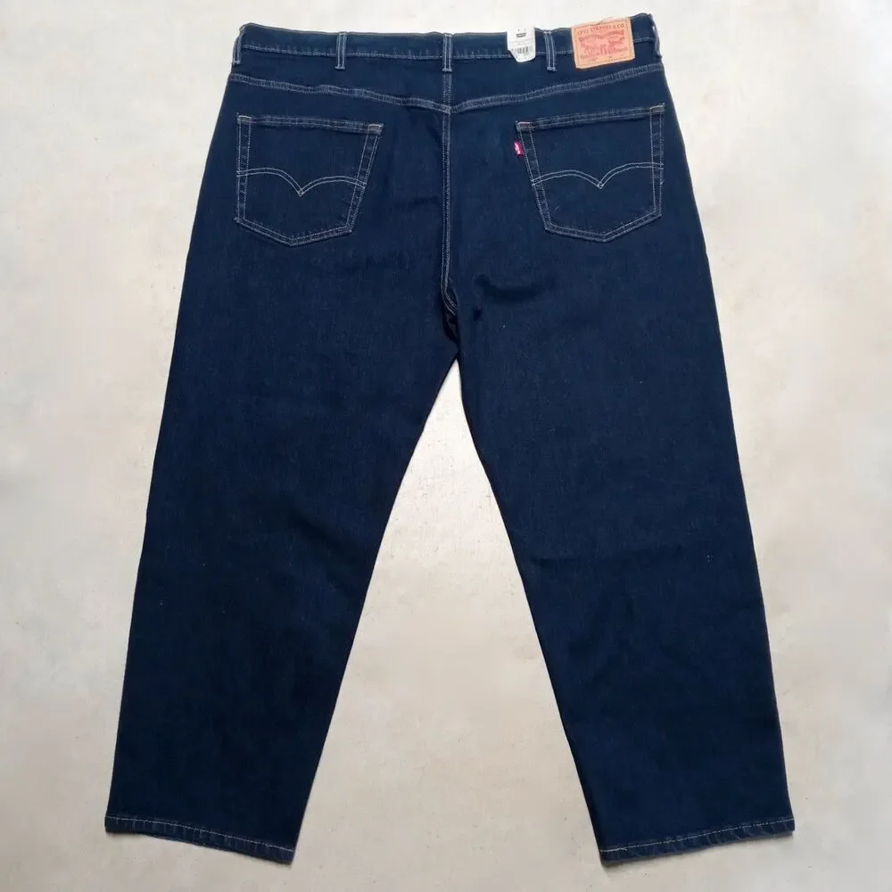 NWT Levis 550 Jeans Size 48x29 Relaxed Tapered Mid Rise Stretch Denim